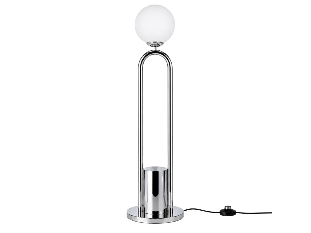 Metall-Stehlampe „Loop“ – 30 x 30 cm – Grau