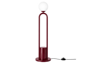 Metall-Stehlampe „Loop“ – 30 x 30 cm – Rot