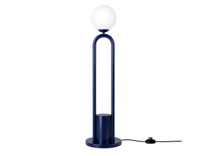 Metall-Stehlampe „Loop“ – 30 x 30 cm – Blau