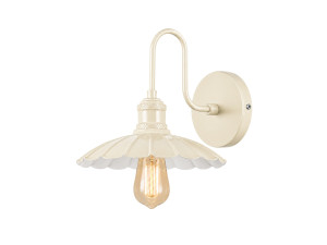 Wandleuchte aus Metall „Volan“ – 25 x 30 cm – Beige