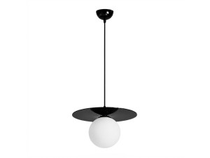Metall-Hängeleuchte „Vesper“ – 40 x 40 cm – Schwarz