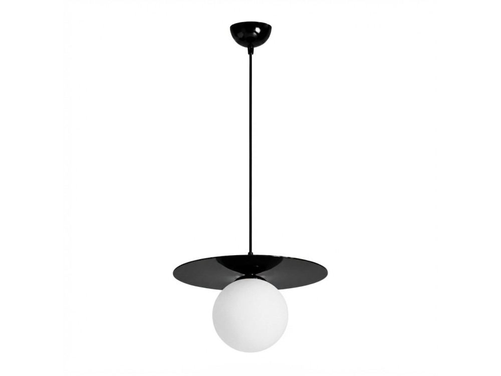 Metall-Hängeleuchte „Vesper“ – 40 x 40 cm – Schwarz