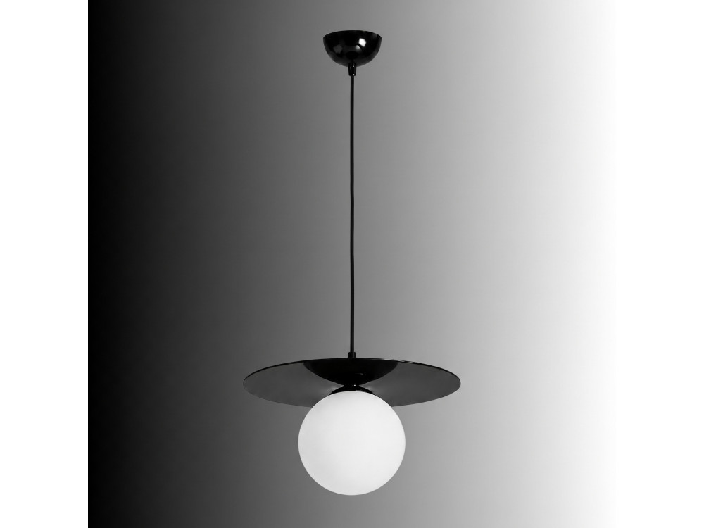 Metall-Hängeleuchte „Vesper“ – 40 x 40 cm – Schwarz