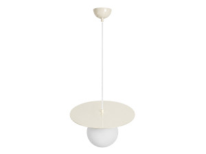 Metall-Hängeleuchte „Vesper“ – 40 x 40 cm – Beige