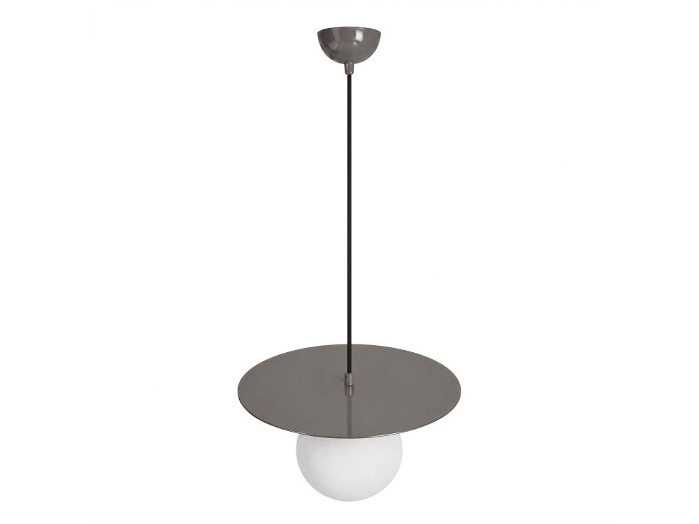 Metall-Hängeleuchte „Vesper“ – 40 x 40 cm – Grau