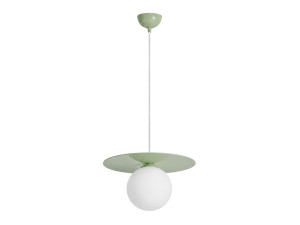 Metall-Hängeleuchte „Vesper“ – 40 x 40 cm – Grün