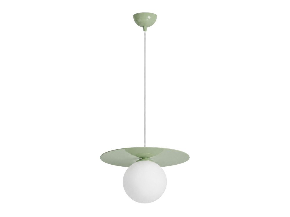 Metall-Hängeleuchte „Vesper“ – 40 x 40 cm – Grün