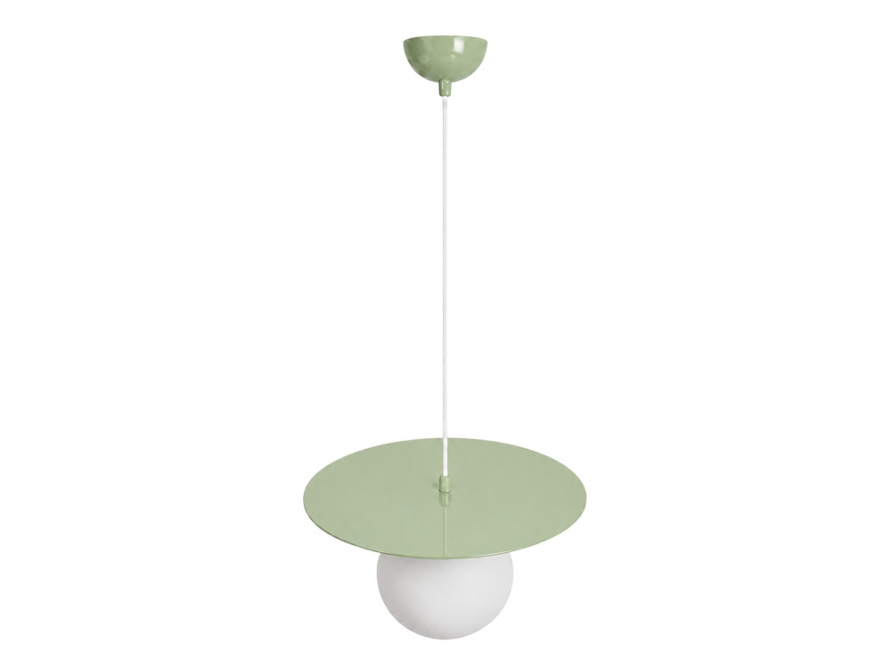 Metall-Hängeleuchte „Vesper“ – 40 x 40 cm – Grün