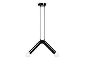 Metall-Hängeleuchte „Balance“ – 33 x 15 cm – Schwarz