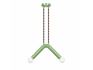 Metall-Hängeleuchte „Balance“ – 33 x 15 cm – Grün