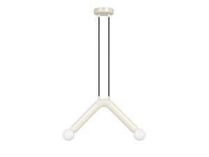 Metall-Hängeleuchte „Balance“ – 33 x 15 cm – Weiß