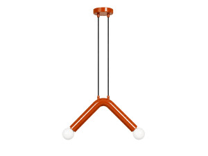 Metall-Hängeleuchte „Balance“ – 33 x 15 cm – Orange
