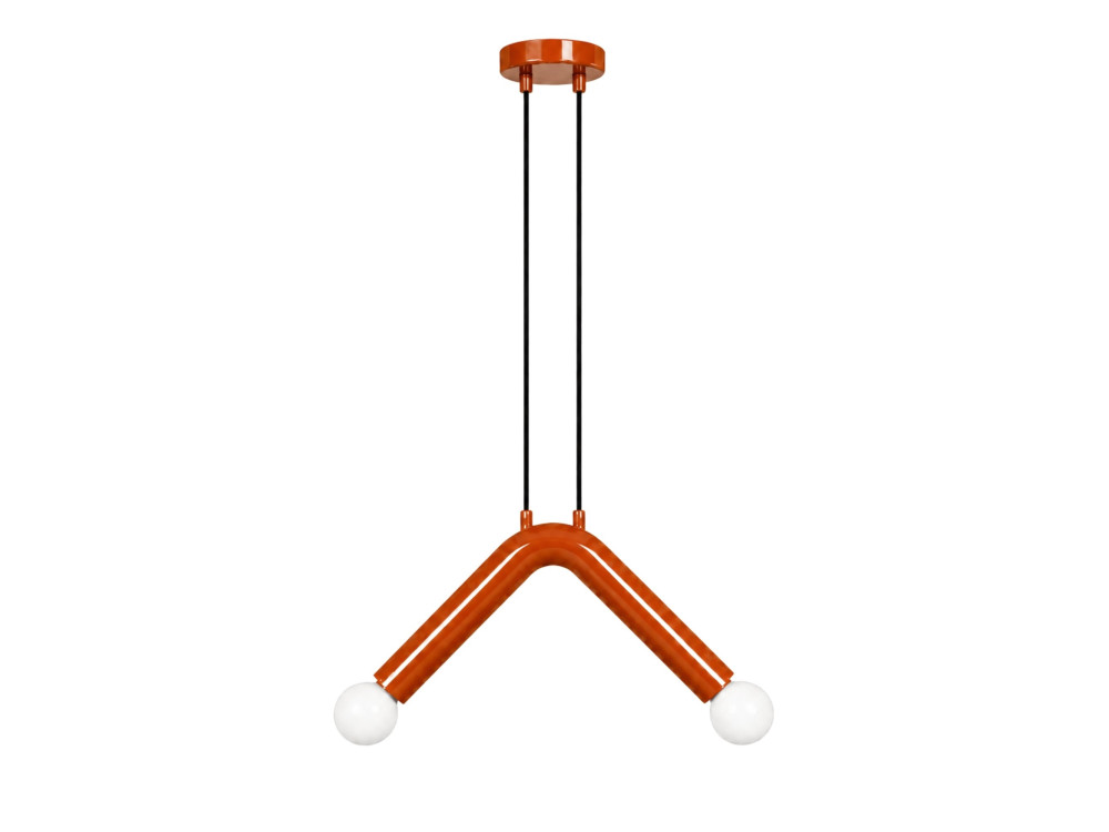 Metall-Hängeleuchte „Balance“ – 33 x 15 cm – Orange