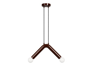Metall-Hängeleuchte „Balance“ – 33 x 15 cm – Braun