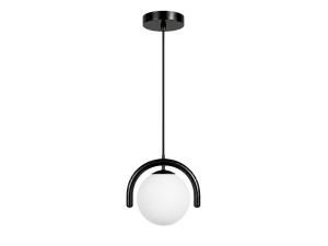 Metall-Hängeleuchte „GEDIK-20441“ – 20 x 20 cm – Schwarz