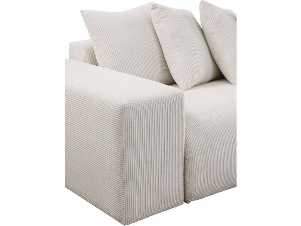 3-Sitzer-Sofa aus Cord "Rivoli" - Beige