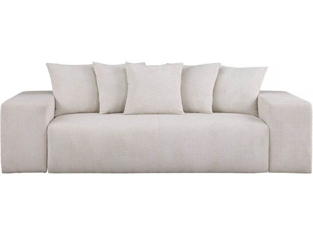 3-Sitzer-Sofa aus Cord "Rivoli" - Beige