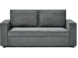 Express-Schlafsofa "Clara" aus Stoff, 185 x 90 x 88 cm - Grau