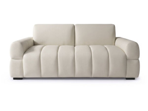 Express-Schlafsofa „Zoé“ – Matratze 18 cm – Liegefläche 140 cm – 3-Sitzer – Beige