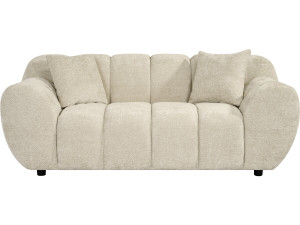 Gerades Sofa im Bubble-Stil aus dem Stoff „Carnot“ – 2-Sitzer – Beige