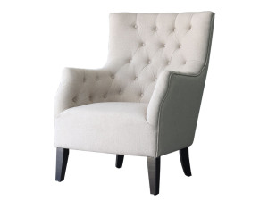 Skandinavischer Sessel aus stoff  "Duchesse " - BEIGE