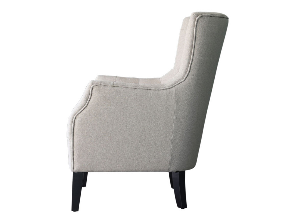 Skandinavischer Sessel aus stoff  "Duchesse " - BEIGE