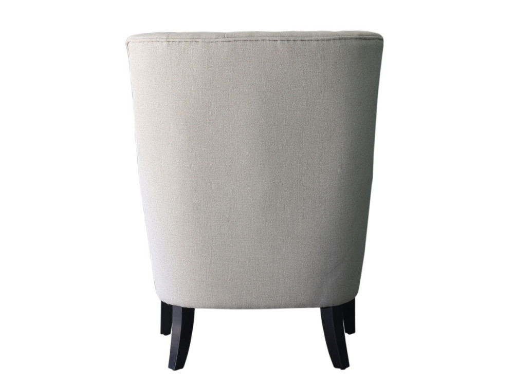 Skandinavischer Sessel aus stoff  "Duchesse " - BEIGE