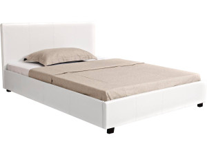 Doppelbett "Carla" mit Stauraum - 160 x 200 cm - Weiß 2