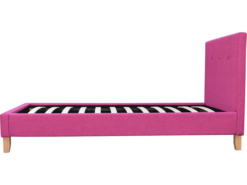 Bett "Elise" - 90 x 190 cm - Rosa
