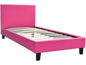 Bett "Lina" - 90 x 190 cm - Rosa