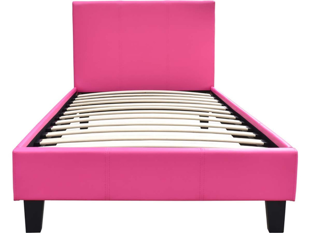 Bett "Lina" - 90 x 190 cm - Rosa