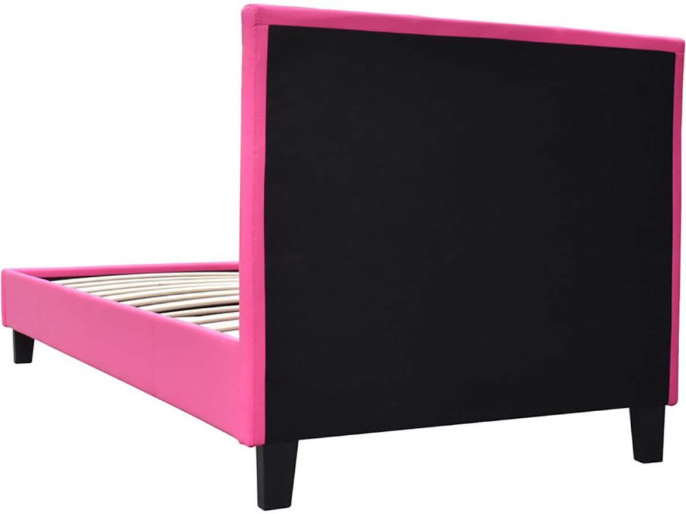 Bett "Lina" - 90 x 190 cm - Rosa