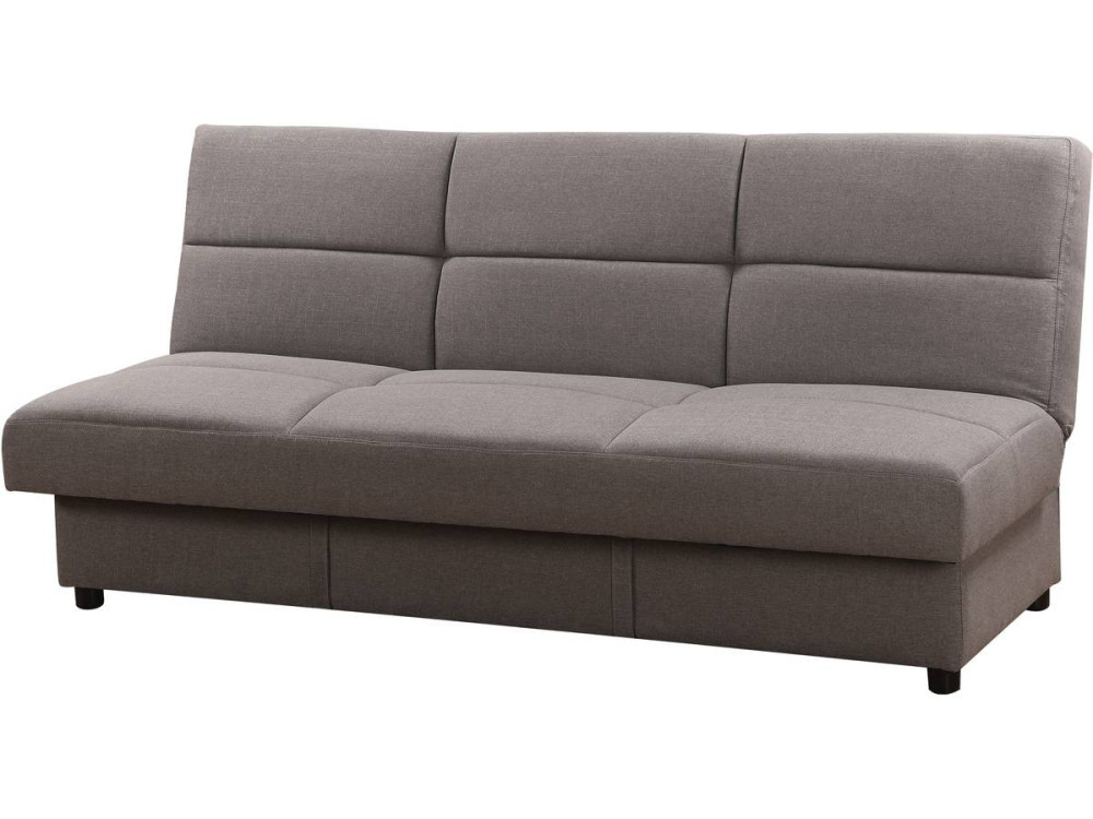 Sofa mit Bettfunktion Enzo  - 3 Sitzer  - Grau