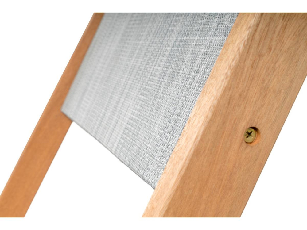 Klappstuhl aus Tropenholz "Seoul" - Maple - Grau - 2er-Set