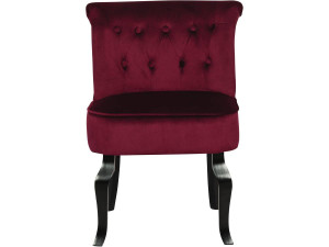 Sessel aus Samt   "Louisa" - Rot 2