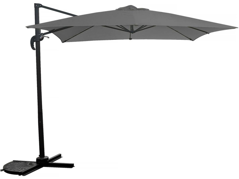 Ampelschirm Garten - 2,5 x 2,5 m - Grau