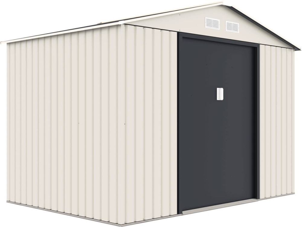 Gerätehaus aus Metall "Nebraska" - 5,29 m2 (4,83 m2 Bodenfläche) - Beige