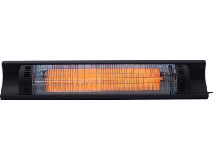 Elektrischer Heizstrahler aus Carbonfaser "Bola" - 2000 W  - Schwarz