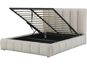 Bett mit Bettkasten "Annie" 180 x 200 cm - Beige