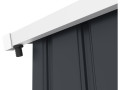 Dachrinne für Gerätehaus aus Metall 2 bis 6 m2