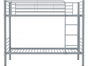 Etagenbett ADAM“ -  90 x 190 cm - Metall - Grau