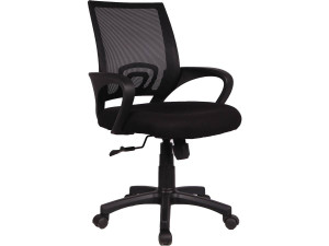 Bürostuhl mit Rollen "Dana" - Schwarz