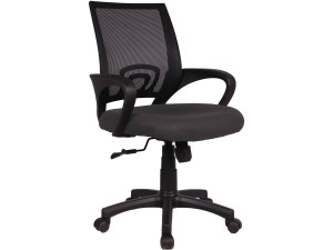 Bürostuhl mit Rollen "Dana" - Schwarz/Grau