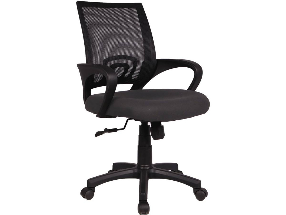 Bürostuhl mit Rollen "Dana" - Schwarz/Grau