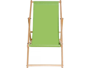 Set aus zwei hölzernen Liegestühlen "Chilienne" - 107 x 56,5 x 81 cm - Grün 2