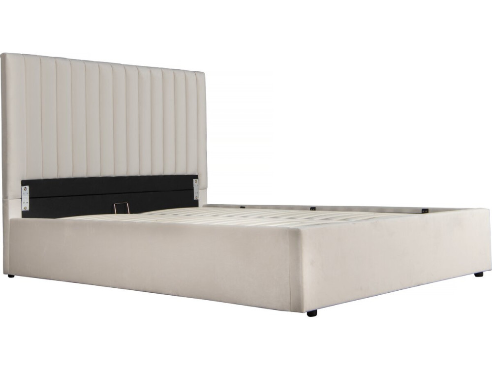 Bett mit Kasten "Mia" - 140 x 190 cm - Beige