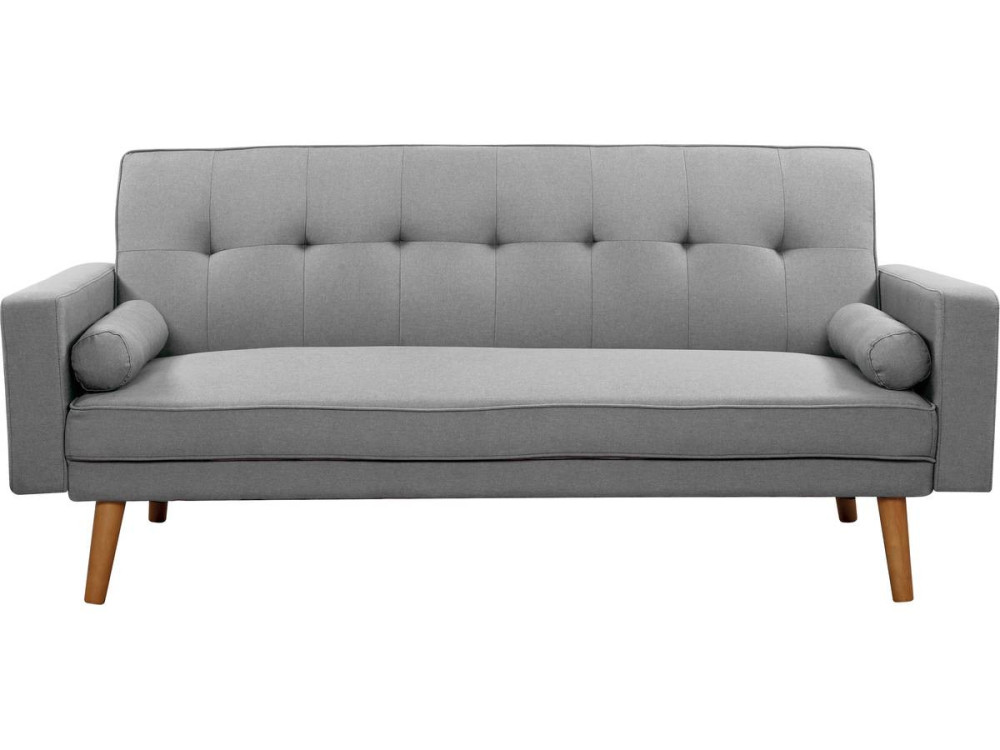 3-Sitzer Clic Clac Sofa-Bett "Banny" - 188 x 80 x 108 cm - Hellgrau