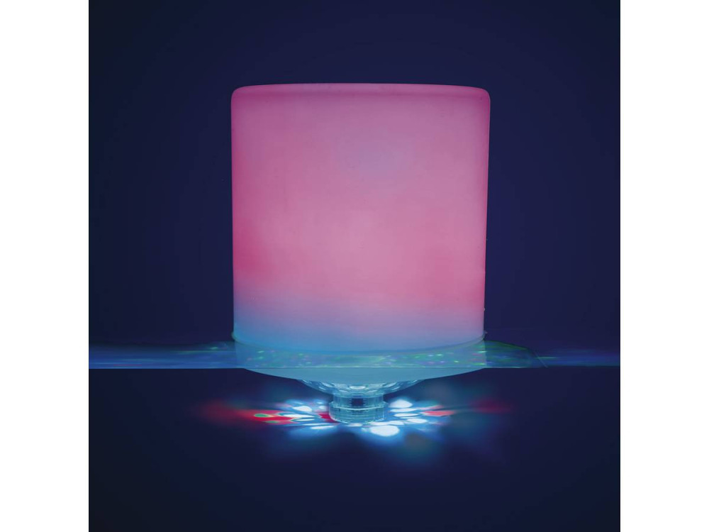 Schwimmender LED-Zylinder -  ø 12,7 x 17,5 cm