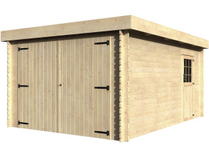 Holzgarage "Galan" - 15,28 m² - 3,26 x 4,78 x 2,24 m - 28 mm