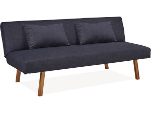 Ausziehbares Sofa mit Schlaffunktion "Compilo" - 2-Sitzer-Sofa - Dunkelgrau